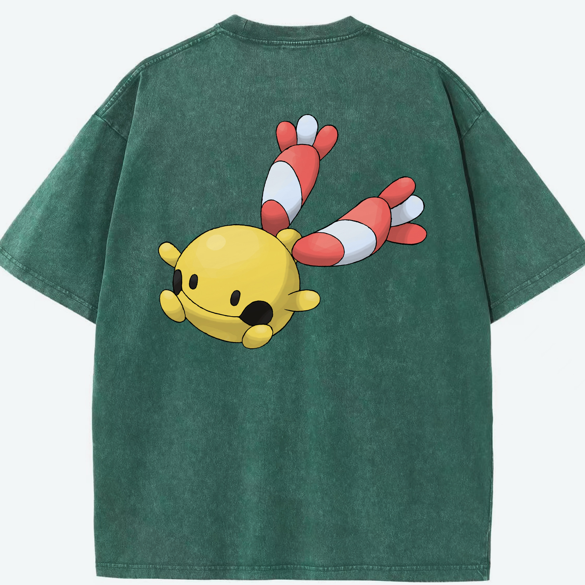 （画像用） ポケットモンスター Pokémon 綿100% ヴィンテージ風 半袖Tシャツ（背面プリント）